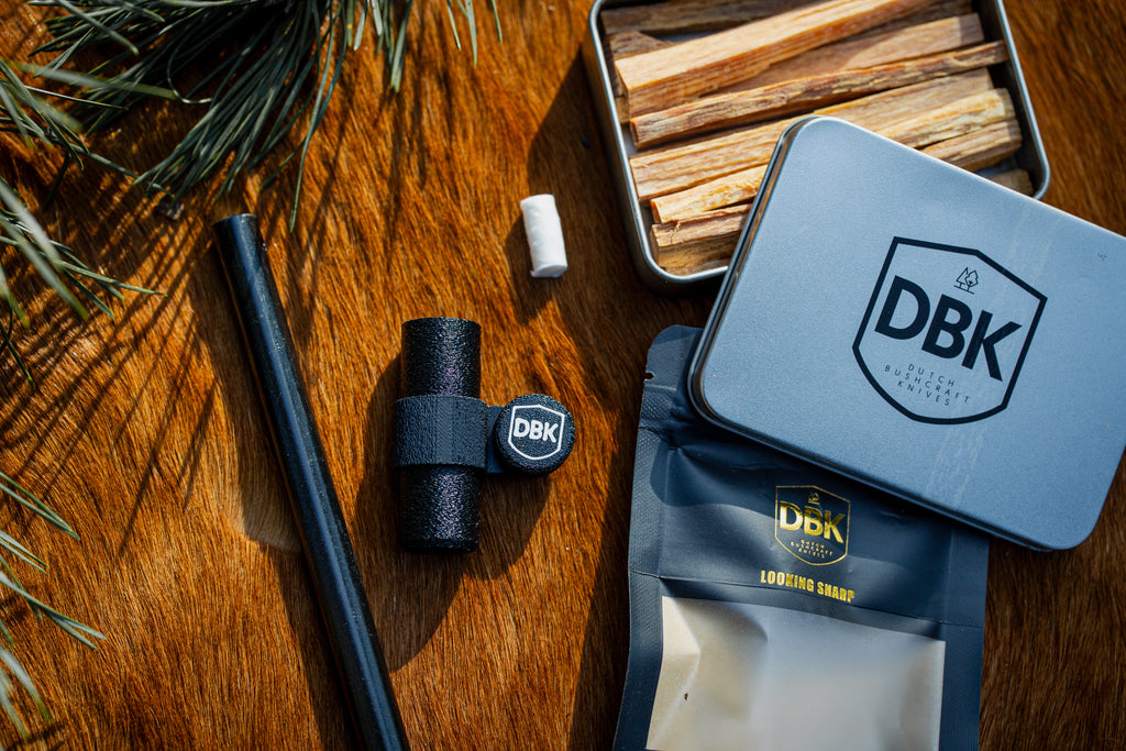 DBK XL firesteel handle With Tinder compartment - 3D Printed