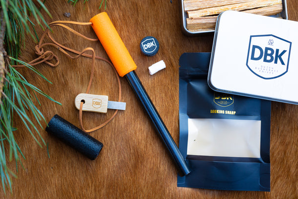 DBK XL firesteel handle With Tinder compartment - 3D Printed